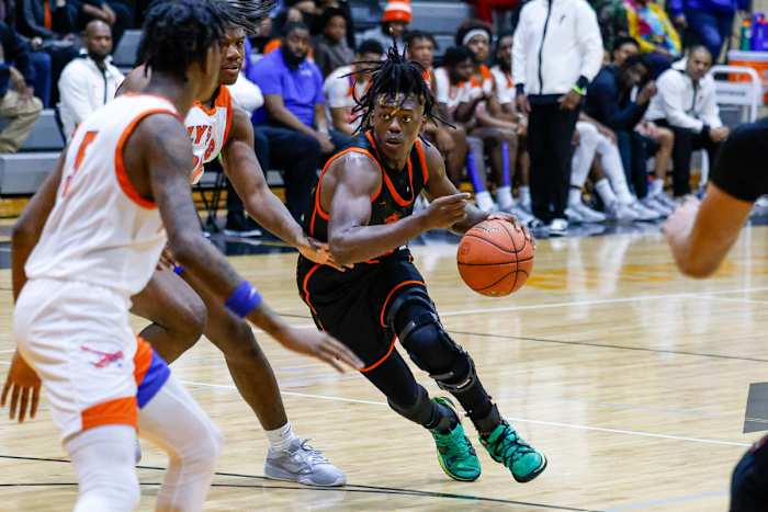 Douglass Oklahoma East St. Louis Illinois boys basketball December 16 2023 Nate Latsch 24987